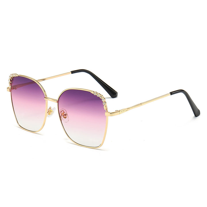 Elegant Square Sunglasses with Sparkling Accents Stornfield