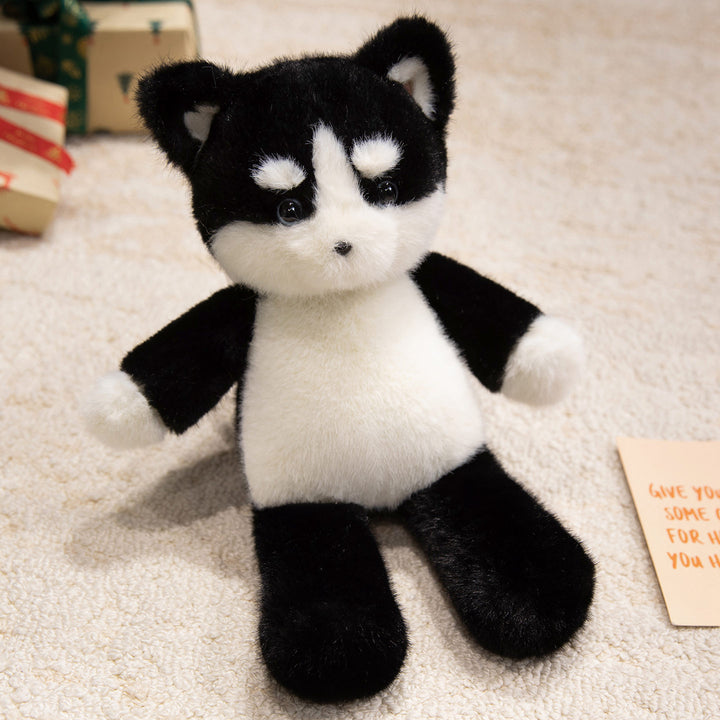 Classic Retro-Style Plush Bear Comforter with Round Snout & Contrasting Paw Tips Stornfield