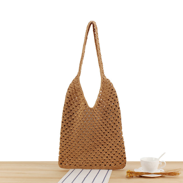 Hand-knotted Jute Bag Stornfield