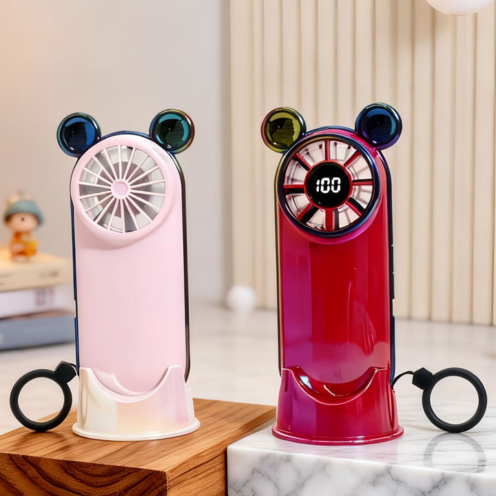 Women Portable Mini Fan with LCD Display Stornfield