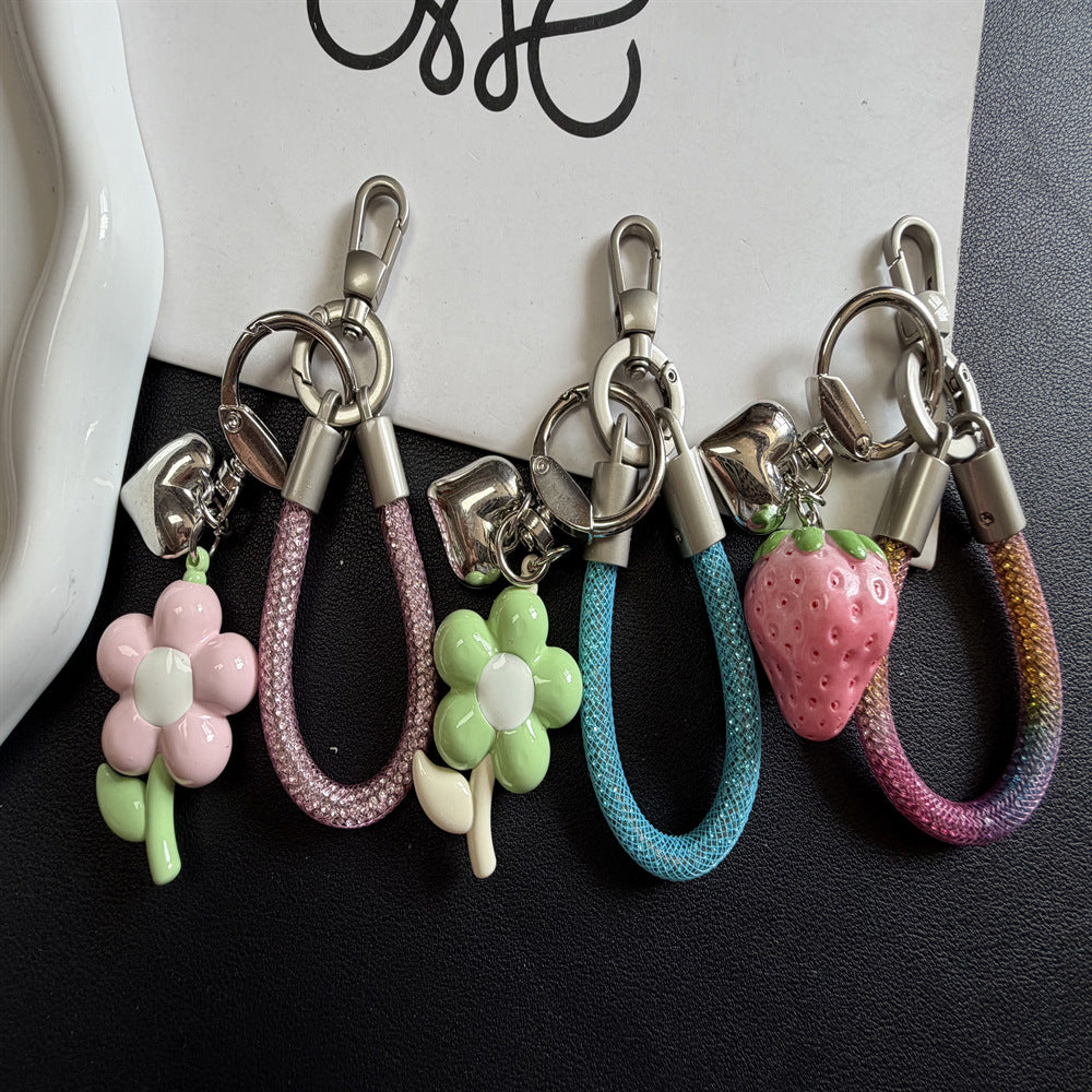Decorative Flower Charm Keychain Stornfield 1790135100
