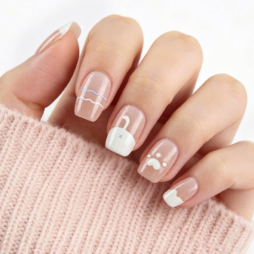 Artistic Themed Press-On Nail Art Stornfield