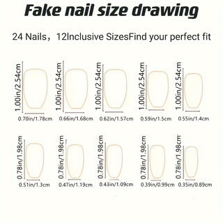 Glittery Press-On Nails Stornfield