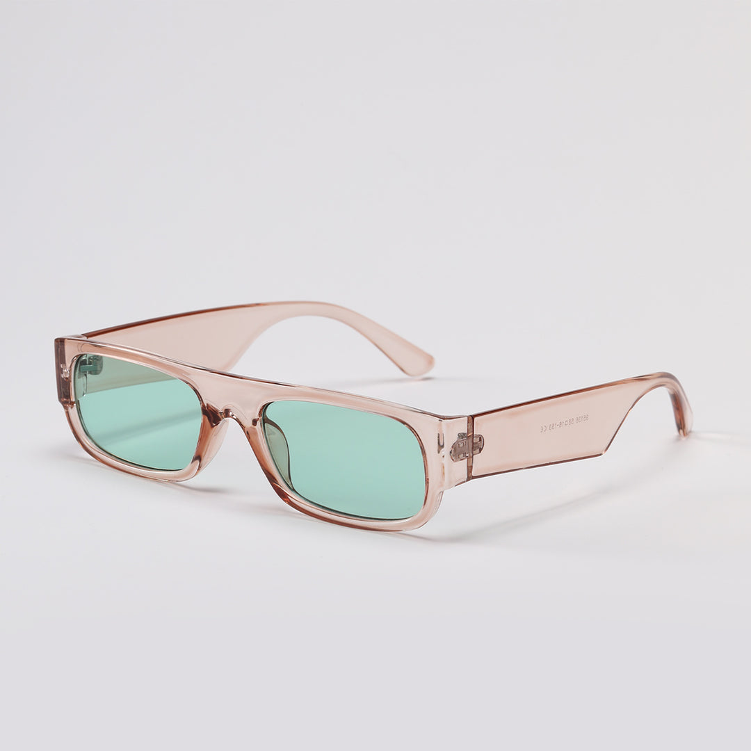 Women's stylish vintage sunglasses with transparent frame and lightly tinted lenses Stornfield