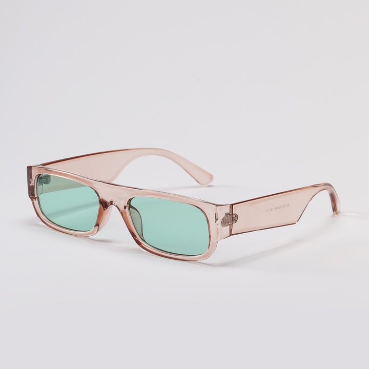 Women's stylish vintage sunglasses with transparent frame and lightly tinted lenses Stornfield