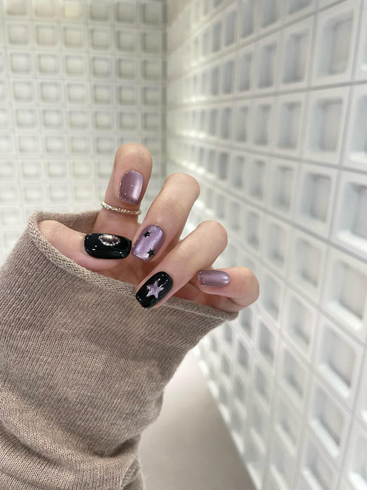Stylish Star Design Artificial Nails Stornfield