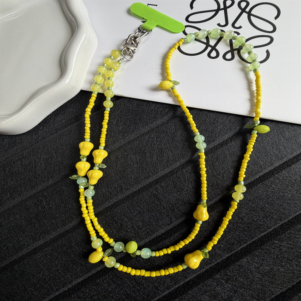 Decorative Beaded Strap Stornfield 1790135704