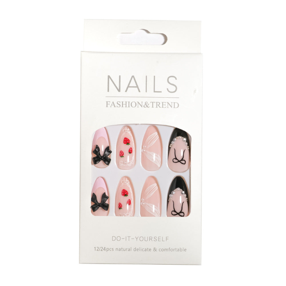 Artistic DIY Press-On Nail Set Stornfield