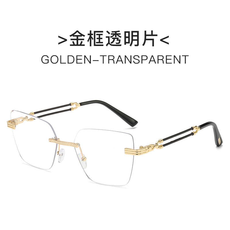 Ladies Designer Glasses with elegant and transparent metal frame Stornfield