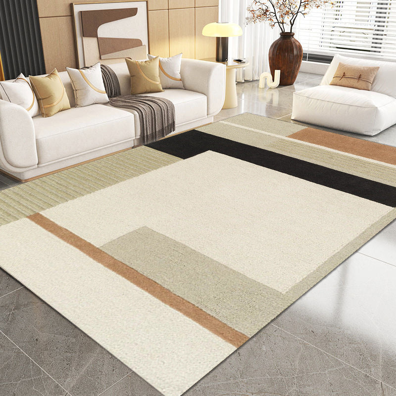 Geometric Weave Pattern Area Rug