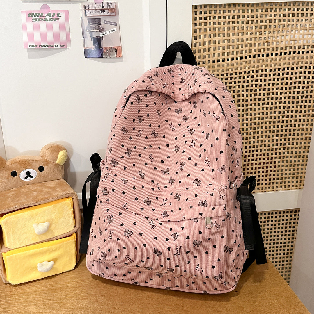 Cute Character-Embellished Casual Backpack Stornfield
