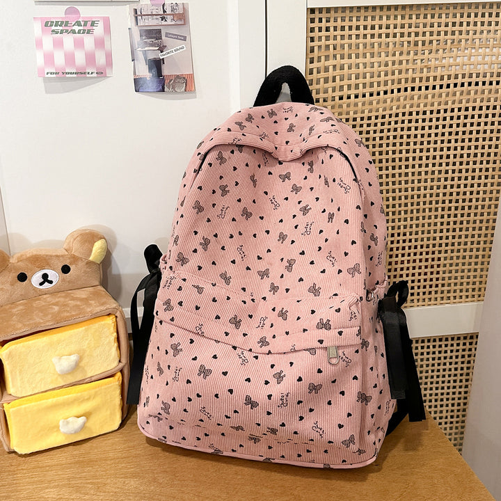 Cute Character-Embellished Casual Backpack Stornfield
