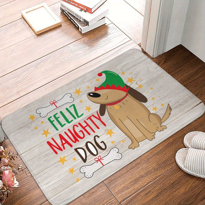 Festive Holiday-Themed Welcome Mat Stornfield