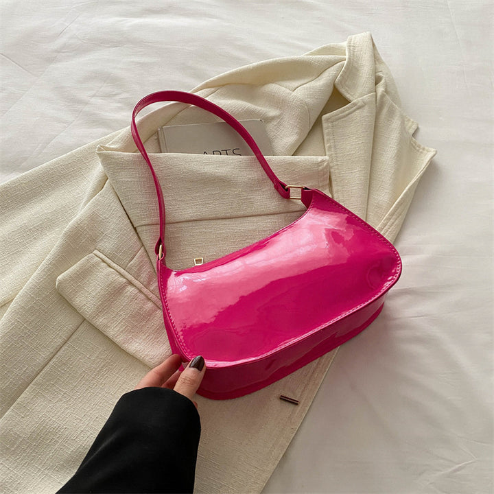 Chic Patent Leather Shoulder Bag Stornfield