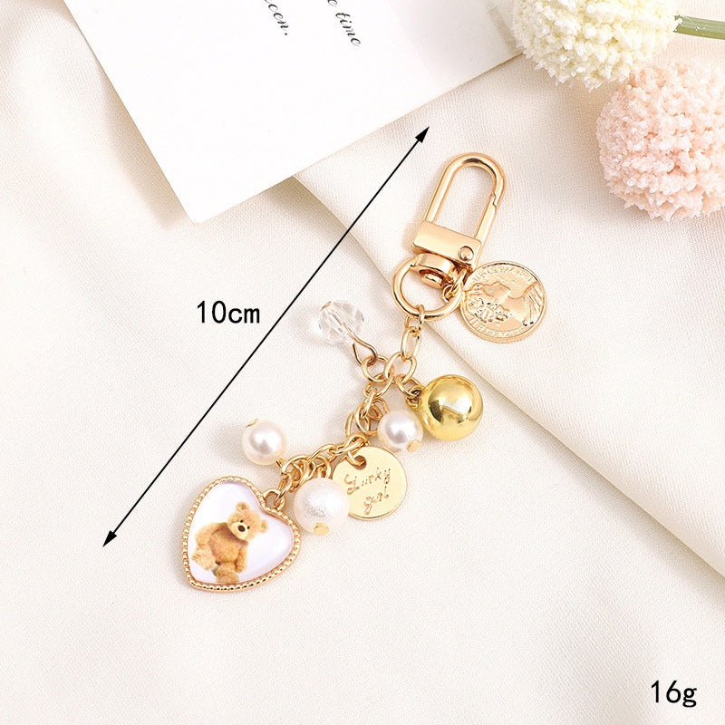 Playful keychain with teddy bear motif Stornfield