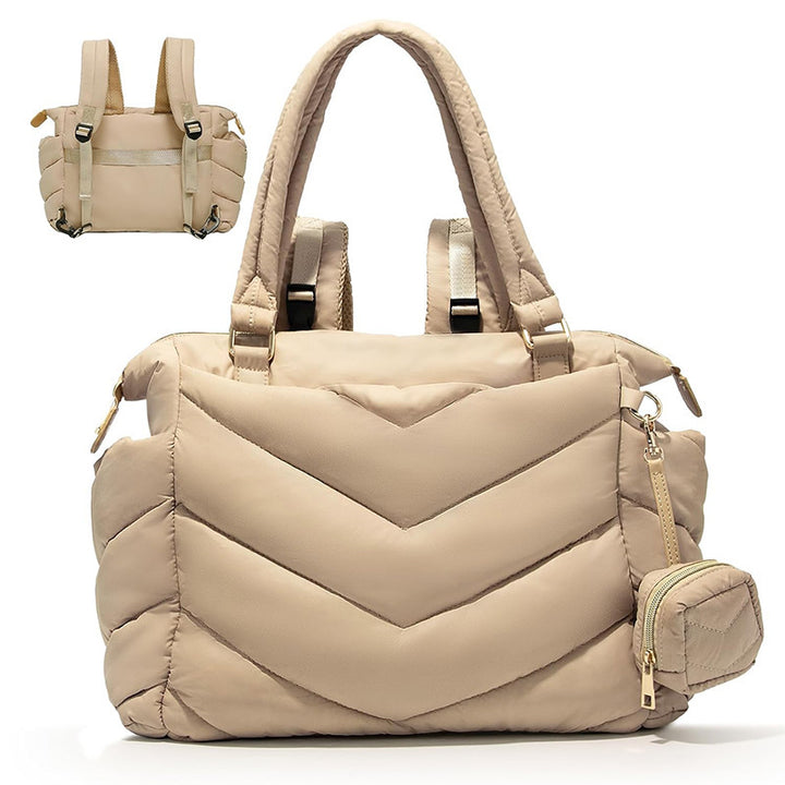 Padded shoulder bag with versatile carrying system Stornfield