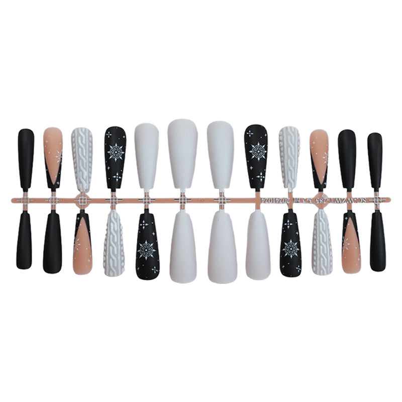 Artistic Press-On Nail Design Set Stornfield