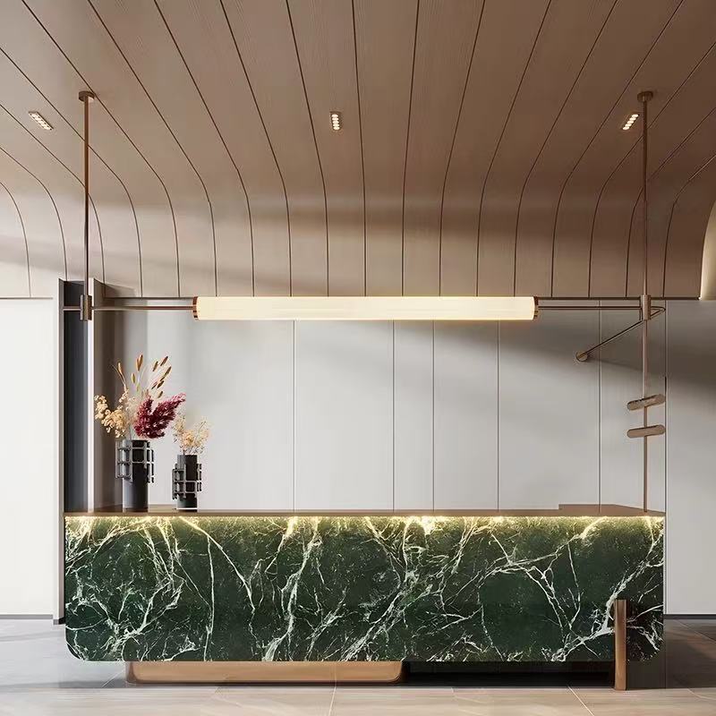 Modern Marble Reception Desk