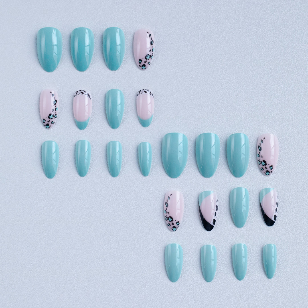 Artistic Multi-Patterned Nail Art