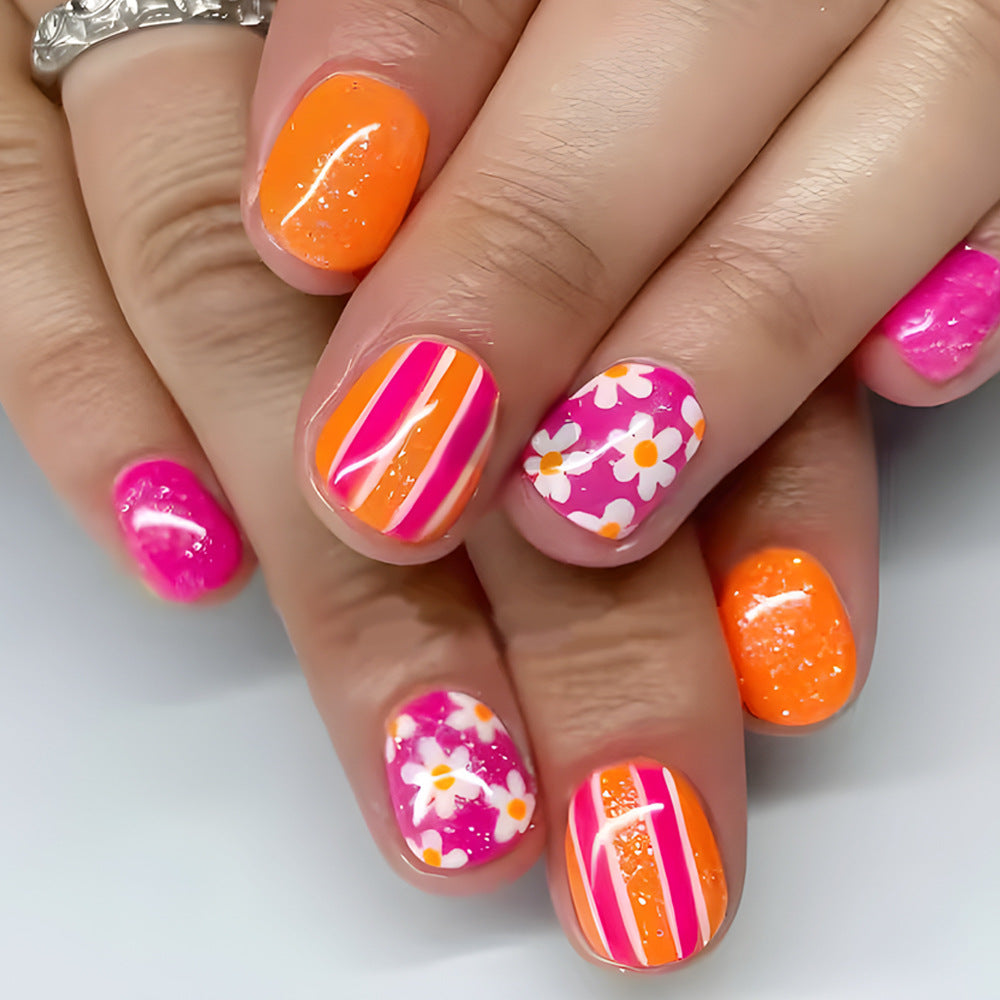 Vibrant Floral Nail Art Kit Stornfield