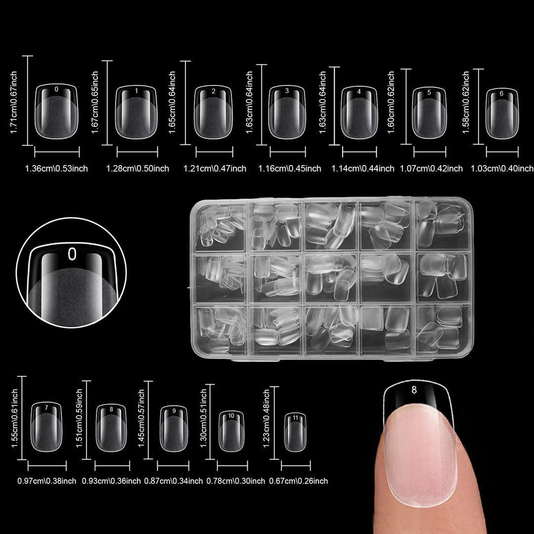 Premium Clear Press-On Nail Tips Stornfield