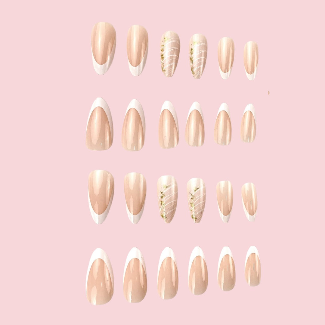 Elegant French Tip Nail Art Design Stornfield