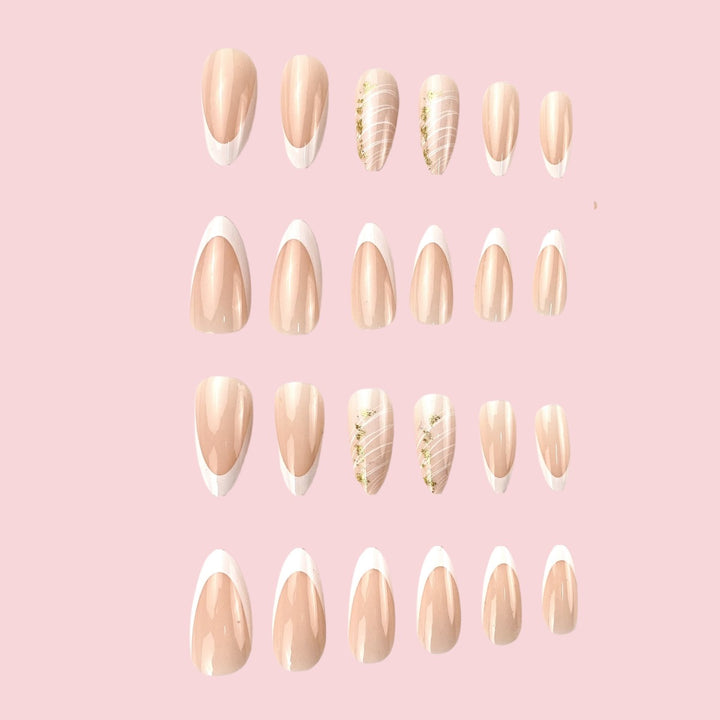 Elegant French Tip Nail Art Design Stornfield
