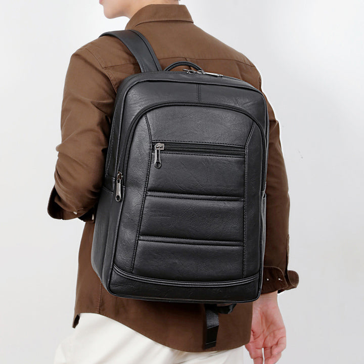 Elegant Backpack Made of Durable Synthetic Leather with Intelligent Compartment System Stornfield