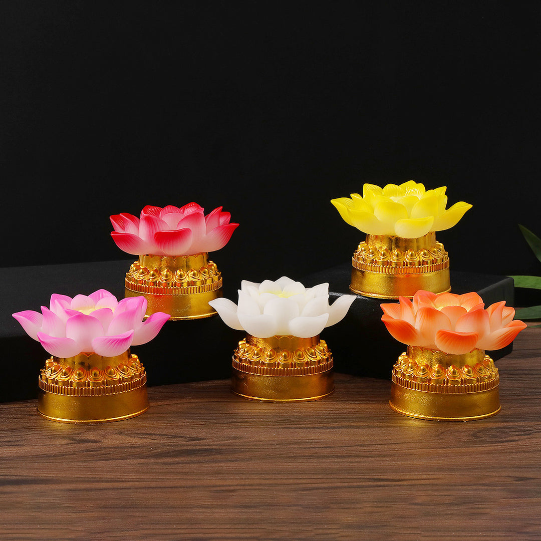 LED Lotus Flower Table Lamp