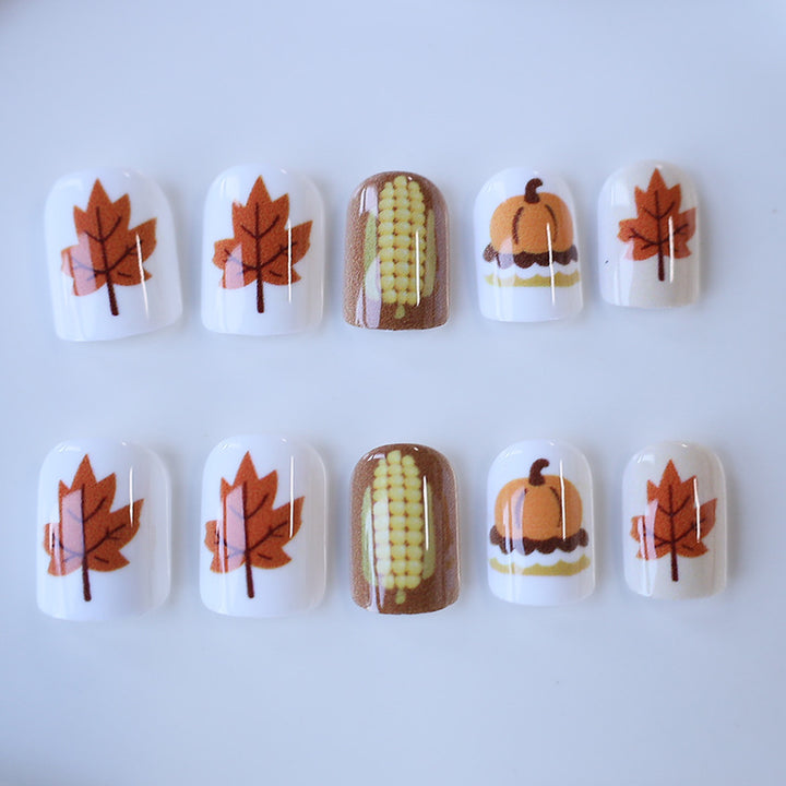 Autumn-Inspired Nail Art Set Stornfield