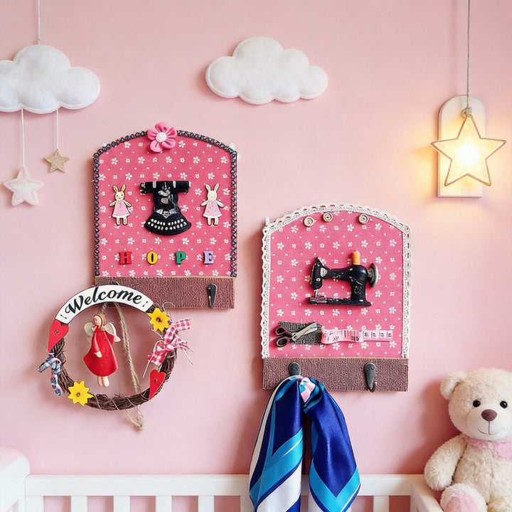 Decorative Wall Hanging with Playful Phone Design