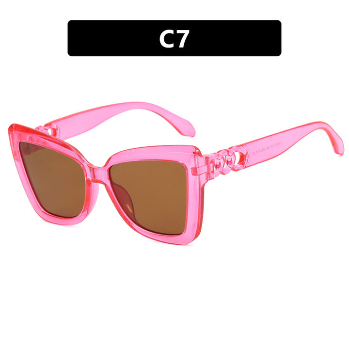 Women's trendy cat-eye sunglasses with sophisticated pattern Stornfield