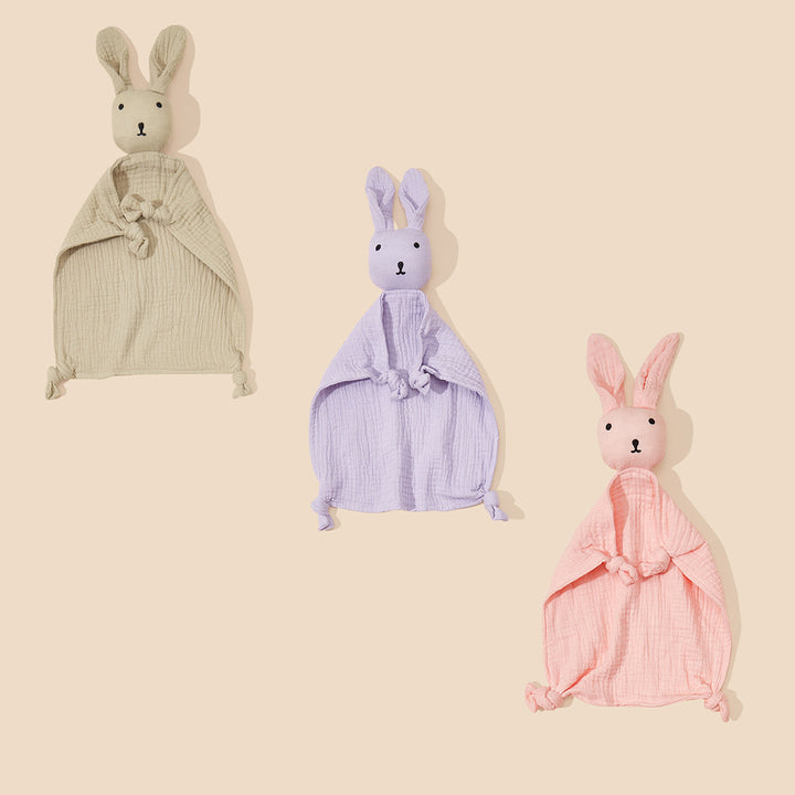 Soft Cotton Bunny Lovey Blanket Stornfield