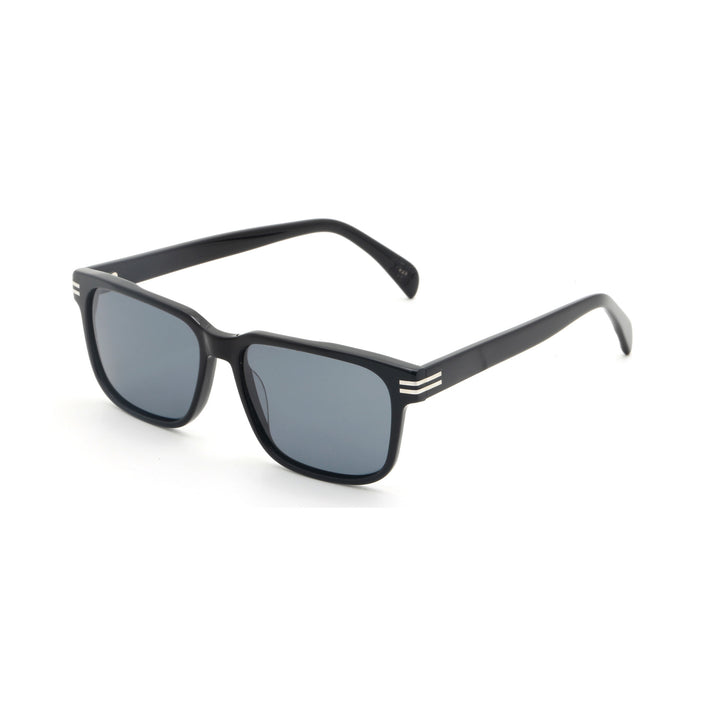 Women's fashionable sunglasses with transparent frame and green lenses Stornfield