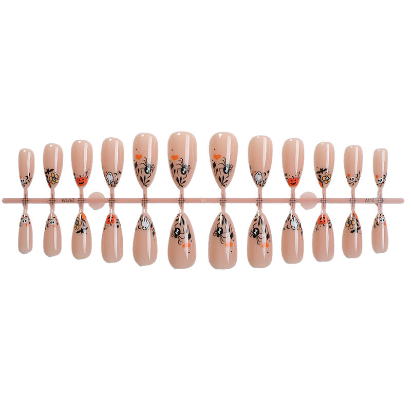 Artistic Themed Press-On Nail Design Stornfield