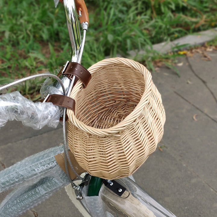 Woven Bicycle Storage Basket Stornfield