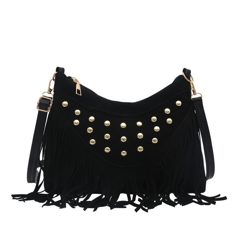 Bohemian Fringe Detail Crossbody Bag Stornfield