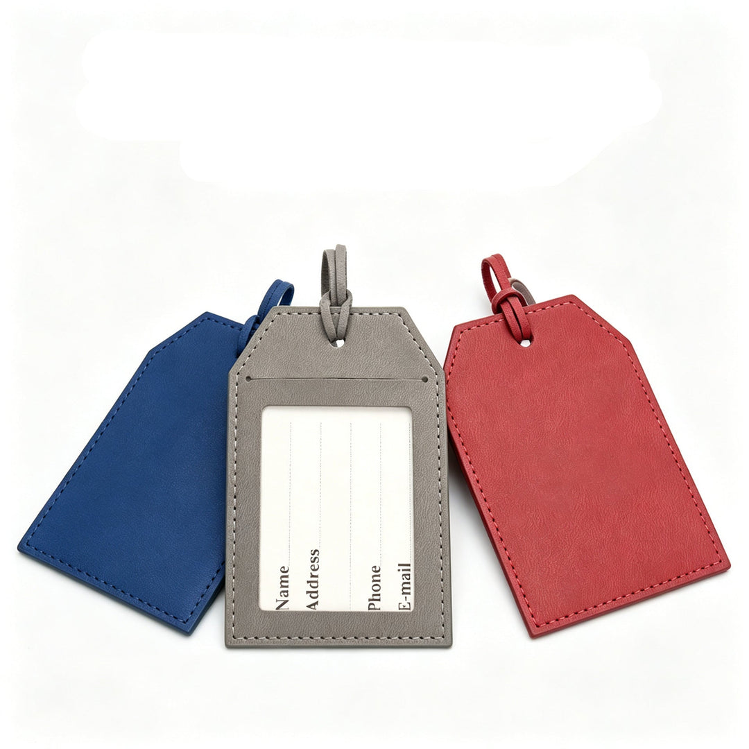 Premium Leather Travel Luggage Tag Stornfield