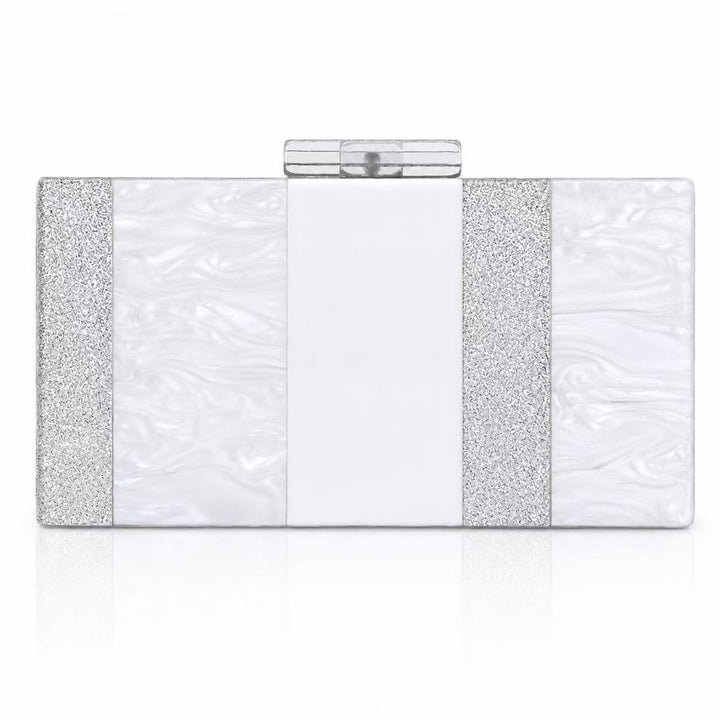 Textured Acrylic Evening Clutch