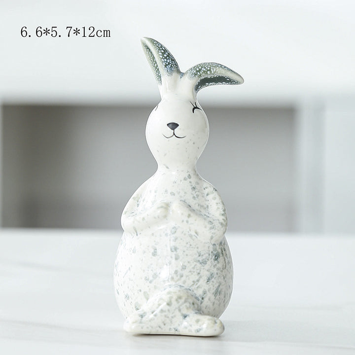 Whimsical Decorative Bunny Sculpture Stornfeild