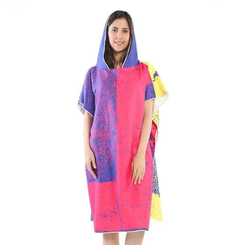 Beach dress with tropical print Stornfield