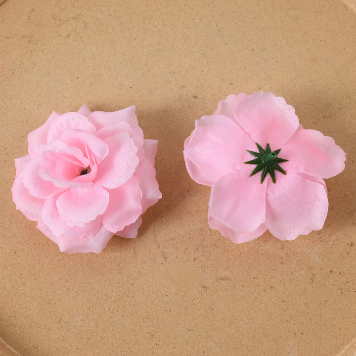 Elegant Fabric Flower Hair Clips