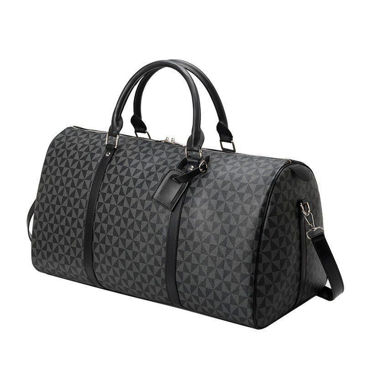 Spacious travel bag with stylish geometric design Stornfield