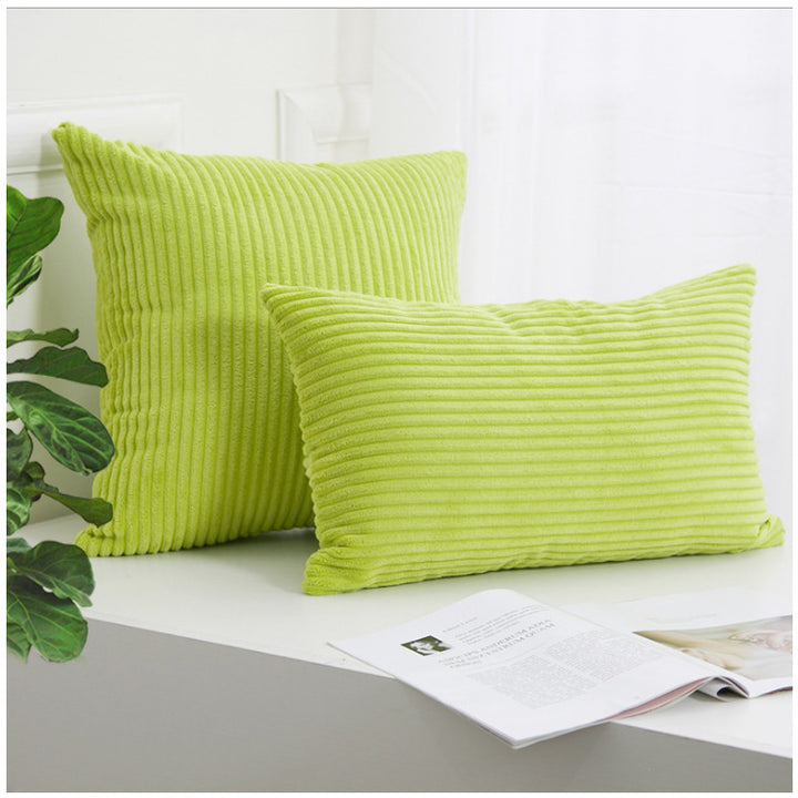 Ribbed Corduroy Textured Throw Pillow Covers