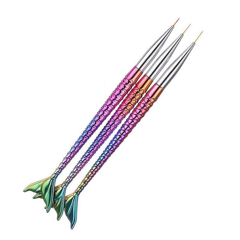 Mermaid Tail Nail Art Brushes Stornfield
