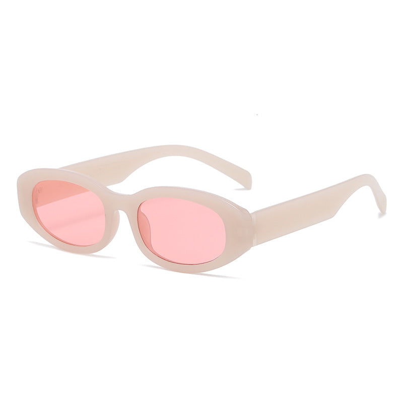 Ladies fashionable sunglasses in minimalist oval design Stornfield