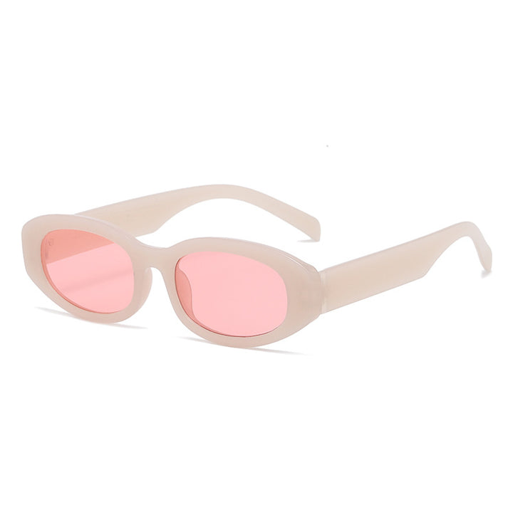 Ladies fashionable sunglasses in minimalist oval design Stornfield