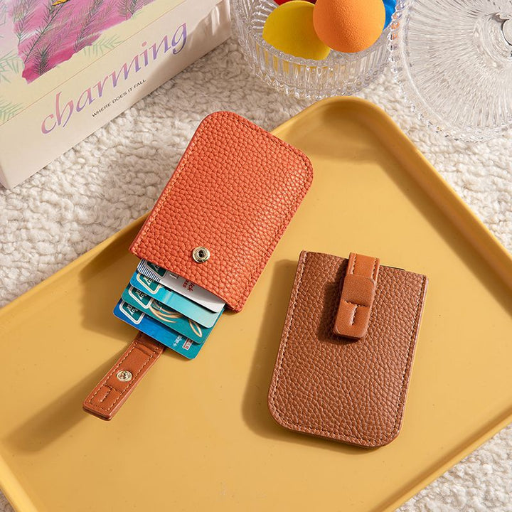 Minimalist RFID-Blocking Leather Card Holder Stornfield