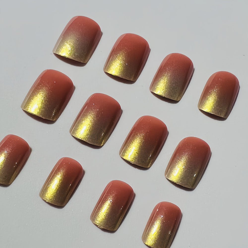 Glamorous artificial nails in elegant gradient Stornfield
