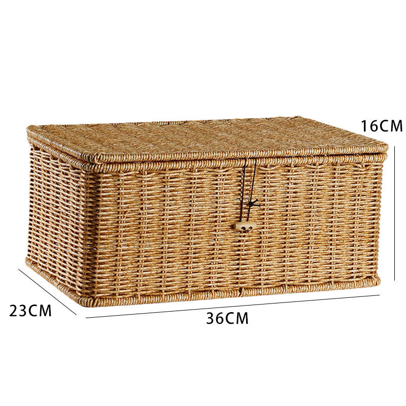 Handcrafted Wicker Storage Basket Stornfield